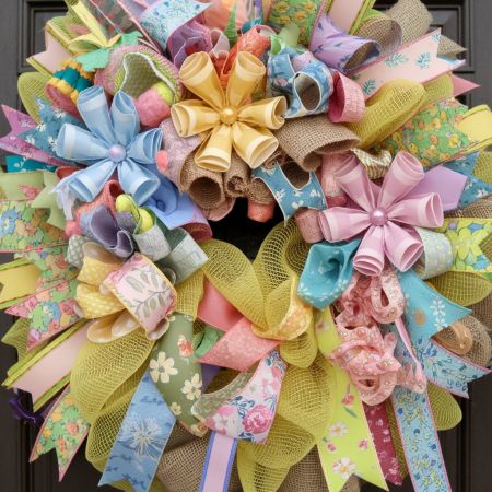 Spring time Floral Wreath